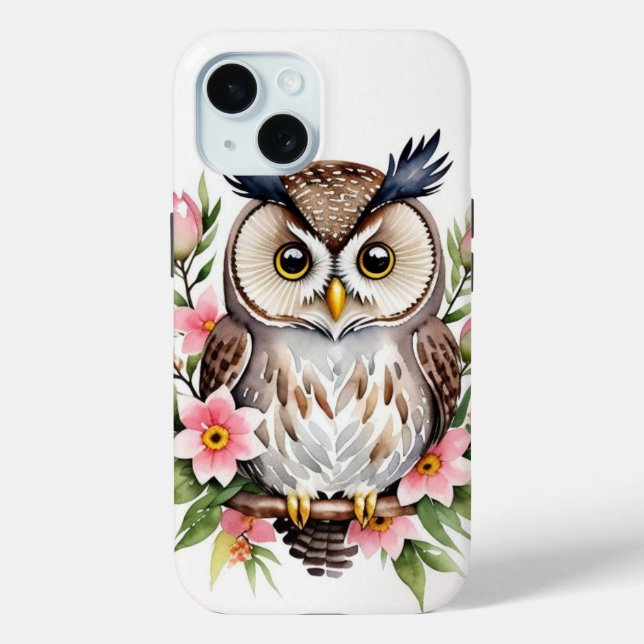 Coque Case-Mate iPhone Cute Brown Owl iPhone / coque ipad (Verso)