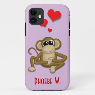 Coque Case-Mate iPhone Cute Monkey Love Personnalisé iPhone 5 Coque