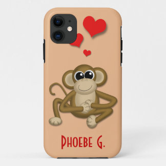 Coque Case-Mate iPhone Cute Monkey Love Personnalisé iPhone 5 Coque