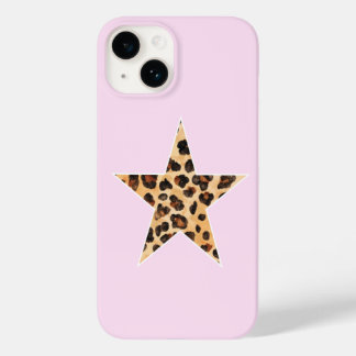 Coque Case-Mate iPhone Cute simple Cheetah Print Star coque iphone rose