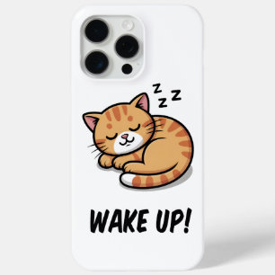 Coque Case-Mate iPhone Cute Sleeping Kitty iPhone 15 Pro Max Coque Réveil