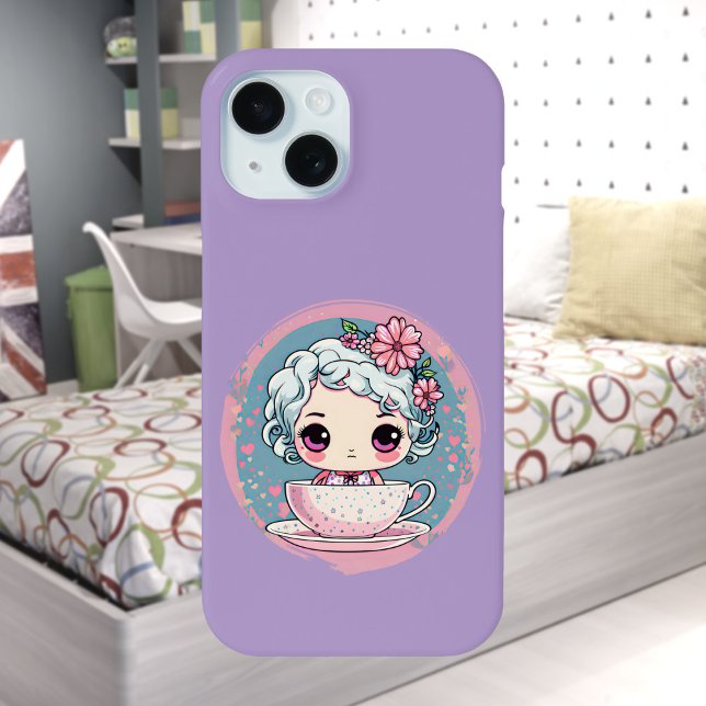 Coque Case-Mate iPhone Cute Tea Cup Doll iPhone / coque ipad (Créateur téléchargé)