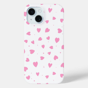 Coque Case-Mate iPhone Cute Valentines Day Coeurs roses iPhone / coque ip