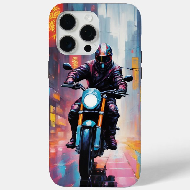 Coque Case-Mate iPhone Cyberpunk - Apple iPhone 15 Pro Max Coque (Verso)