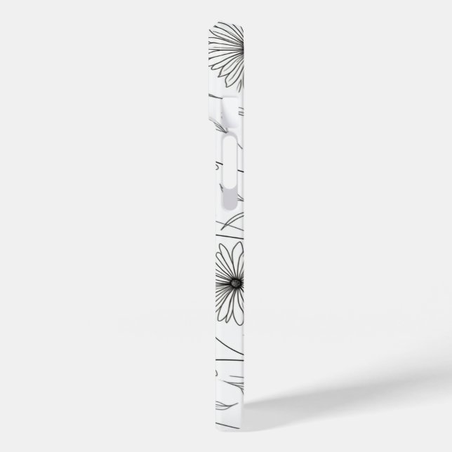 Coque Case-Mate iPhone Daisy fleur dessin iPhone 14 coque (Verso / Gauche)