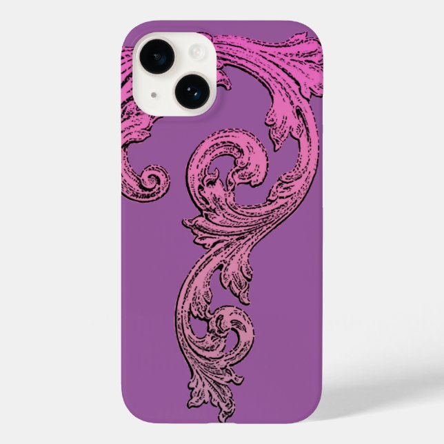 Coque Case-Mate iPhone Design élégant Goth dans Purple iPhone 6 Coque (Verso)