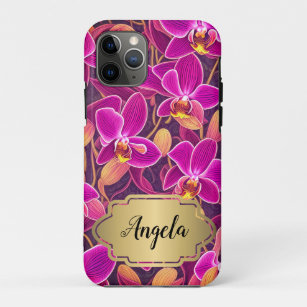 Case-Mate iPhone Case Design personnalisé magnifique violet orchidée ros