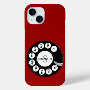 Coque Case-Mate iPhone Dial Rotary vintage (rouge)