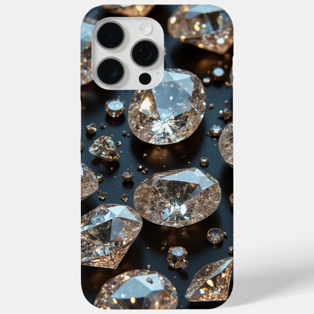 Coque Case-Mate iPhone Diamond coque iphone a l'air d'un vrai diamant lux (Verso)