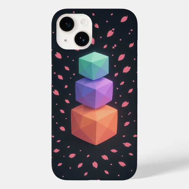 Coque Case-Mate iPhone Digital Zen Garden - Futuriste coque iphone de cal (Verso)