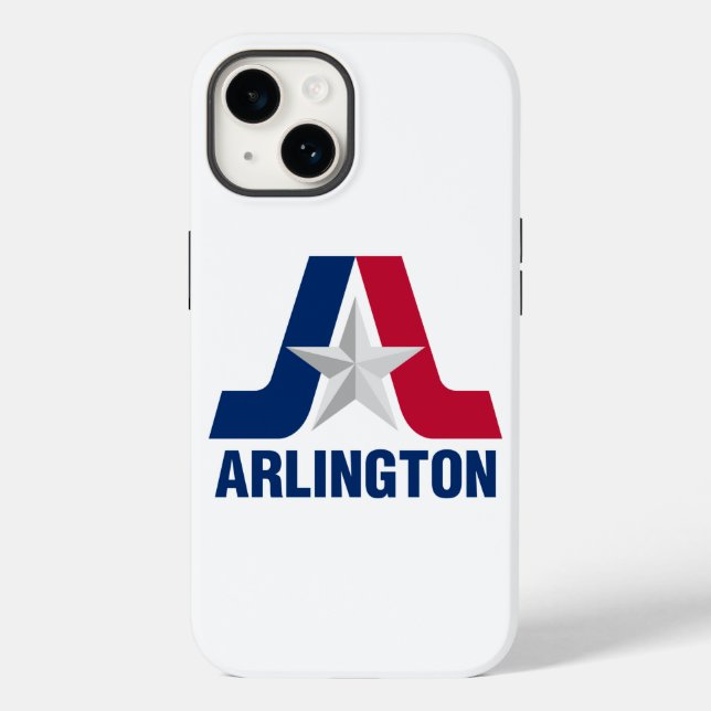 Coque Case-Mate iPhone Drapeau d'Arlington, Texas Coque-Mate coque iphone (Verso)