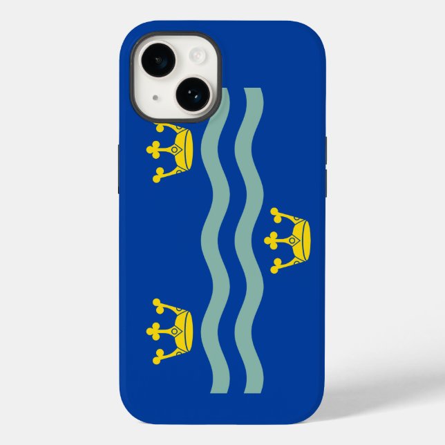 Coque Case-Mate iPhone Drapeau de Cambridgeshire Coque-Mate coque iphone (Verso)