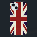 Coque Case-Mate iPhone drapeau Union Jack anglais iPhone 15 coque<br><div class="desc">Drapeau Union Jack anglais iPhone 15 coque. Housse de téléphone pavillon vintage britannique.</div>