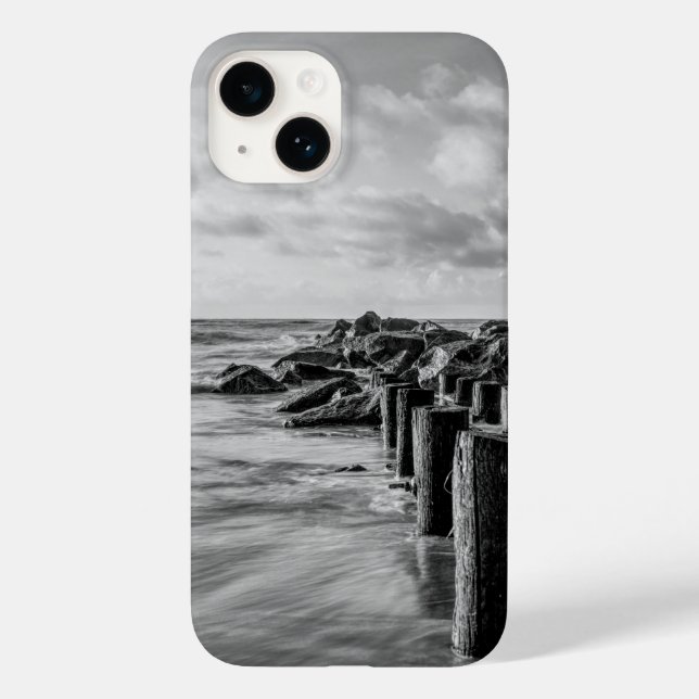 Coque Case-Mate iPhone Dreamy Jettie Grayscale Coque-Mate coque iphone (Verso)