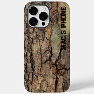 Coque Case-Mate iPhone Écorce d'arbre rustique, extérieur motif naturel C
