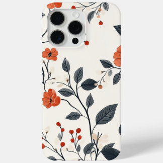 Coque Case-Mate iPhone Élégant coque iphone botanique et feuille