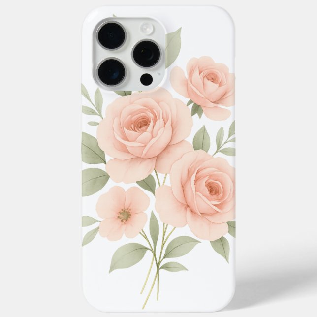 Coque Case-Mate iPhone Élégant coque iphone floral (Verso)