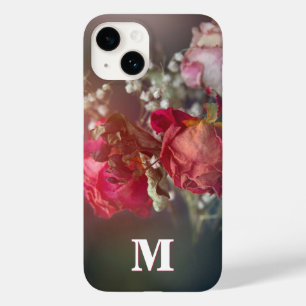 Coque Case-Mate iPhone Élégant Monogramme Fleurs séchées coque iphone per