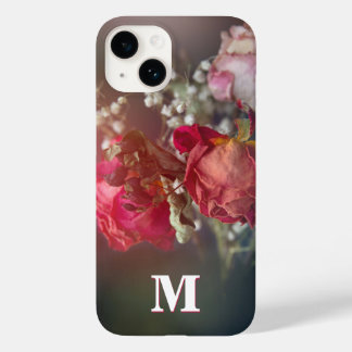 Coque Case-Mate iPhone Élégant Monogramme Fleurs séchées coque iphone per