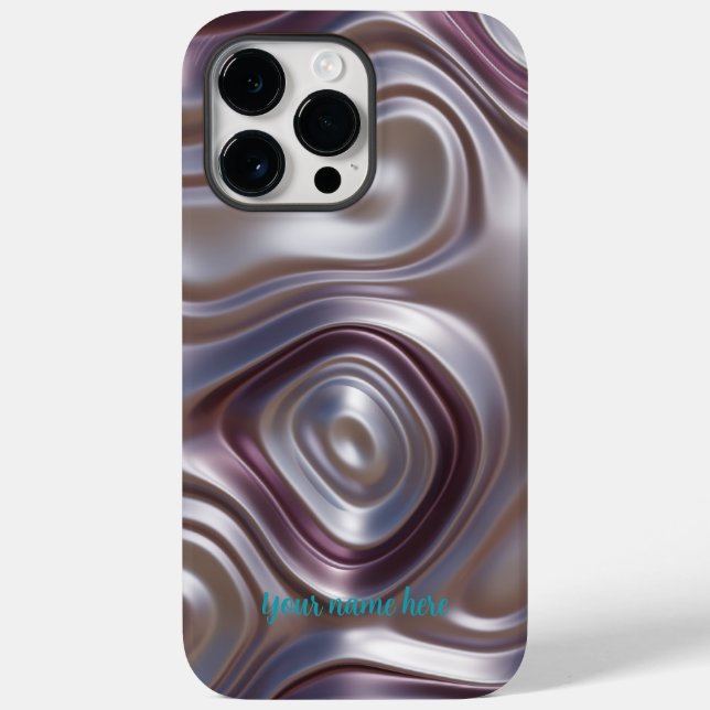 Coque Case-Mate iPhone Élégant violet argenté iPhone / coque ipad (Verso)