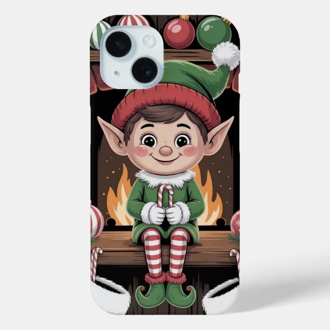 Coque Case-Mate iPhone Elf on Shelf Christmas Joli iPhone / coque ipad (Verso)