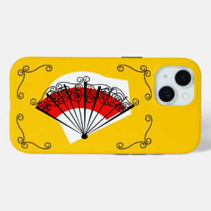Coque Case-Mate iPhone Espagnol - Coins du ventilateur coque iphone horiz