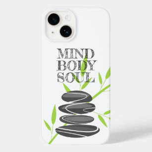 Coque Case-Mate iPhone Esprit âme Zen pierre de cailloux empilement cool