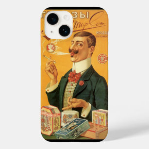 Coque Case-Mate iPhone Étiquette de produit vintage, tabac à cigarettes r