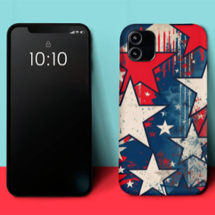 Coque Case-Mate iPhone Étoiles rustiques et rayures coque iphone patrioti