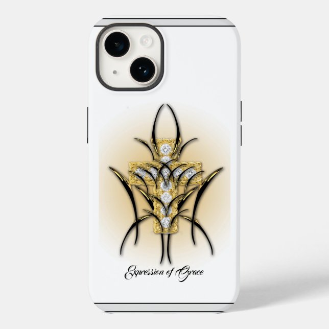 Coque Case-Mate iPhone "Expression of Grace", Coque Apple iPhone 14 (Verso)