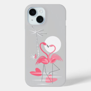 Coque Case-Mate iPhone Flamant rose Love coque iphone