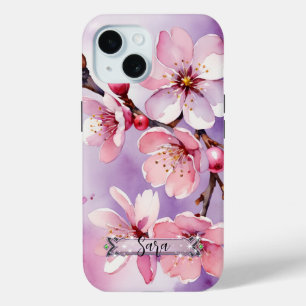 Coque Case-Mate iPhone Fleurs de cerisier rose Lavender iPhone / coque ip