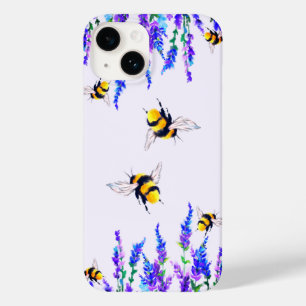 Coque Case-Mate iPhone Fleurs de printemps et coque iphone d'abeilles