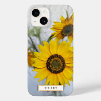 Coque Case-Mate iPhone Fleurs de soleil jaunes coque iphone personnalisé