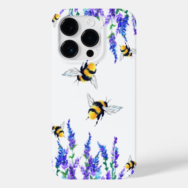 Coque Case-Mate iPhone Fleurs et abeilles Flying coque iphone Spring (Verso)