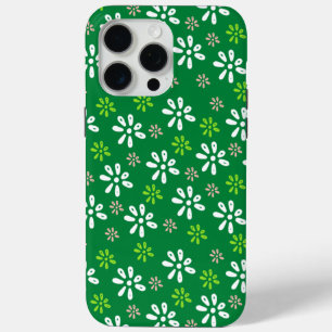 Coque Case-Mate iPhone Fleurs vert foncé Motif iPhone 14 Pro Max Coque