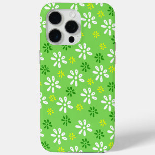 Coque Case-Mate iPhone Fleurs vertes Motif iPhone 15 Pro Max Coque