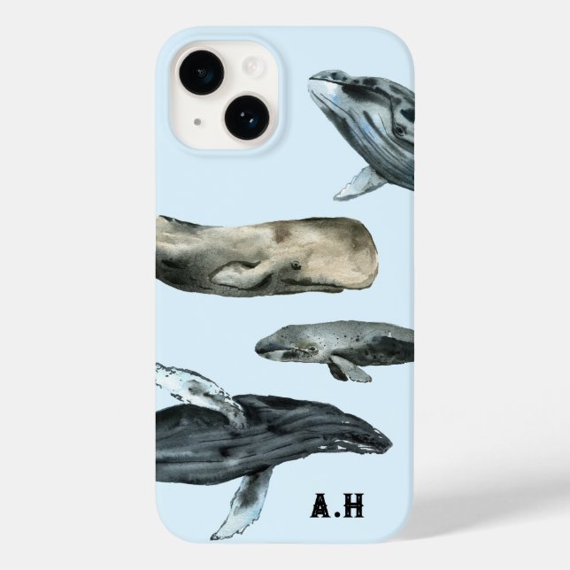 Coque Case-Mate iPhone Flurry de baleines (Back)