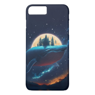 Case-Mate iPhone Case Flying Humpback Baleine Lune Mer Lumière Forêts St