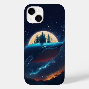 Coque Case-Mate iPhone Flying Humpback Baleine Lune Mer Lumière Forêts St