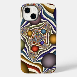 Coque Case-Mate iPhone Flying Up Colorful Moderne Art Fractal Abstrait