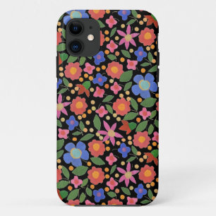 Coque Case-Mate iPhone Folk Art Style Floral, Black iPhone 5 Xtreme Coque