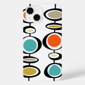 Coque Case-Mate iPhone Formes circulaires rétro Modernes du milieu du siè (Back)