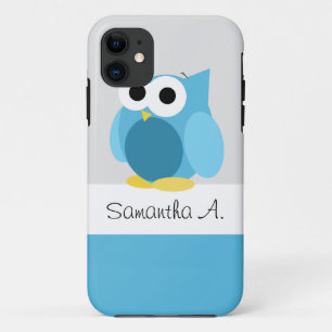 Coque Case-Mate iPhone Funny Blue Owl - Personnalisé iPhone 5 Coque