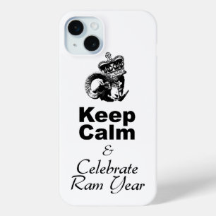 Coque Case-Mate iPhone Gardez le calme Célébrez le coque iphone de l'anné