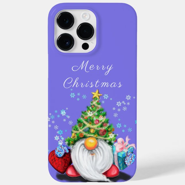 Coque Case-Mate iPhone Gnome avec cadeau coque iphone de Noël (Verso)