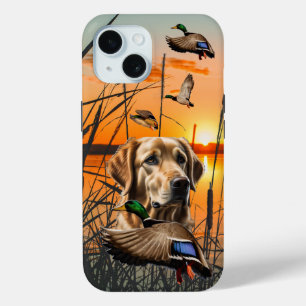Coque Case-Mate iPhone Golden Retriever Chasse au canard iPhone Coque dur