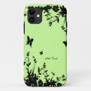 Coque Case-Mate iPhone Green Butterfly Garden iPhone 5/5S Coque personnal