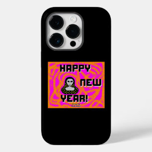 Coque Case-Mate iPhone Gris Nouvel An Souhaite Apple iPhone 14 Pro Coque