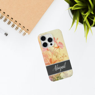 Coque Case-Mate iPhone Grunge Gardenia Custom iPhone 15 Pro Coque